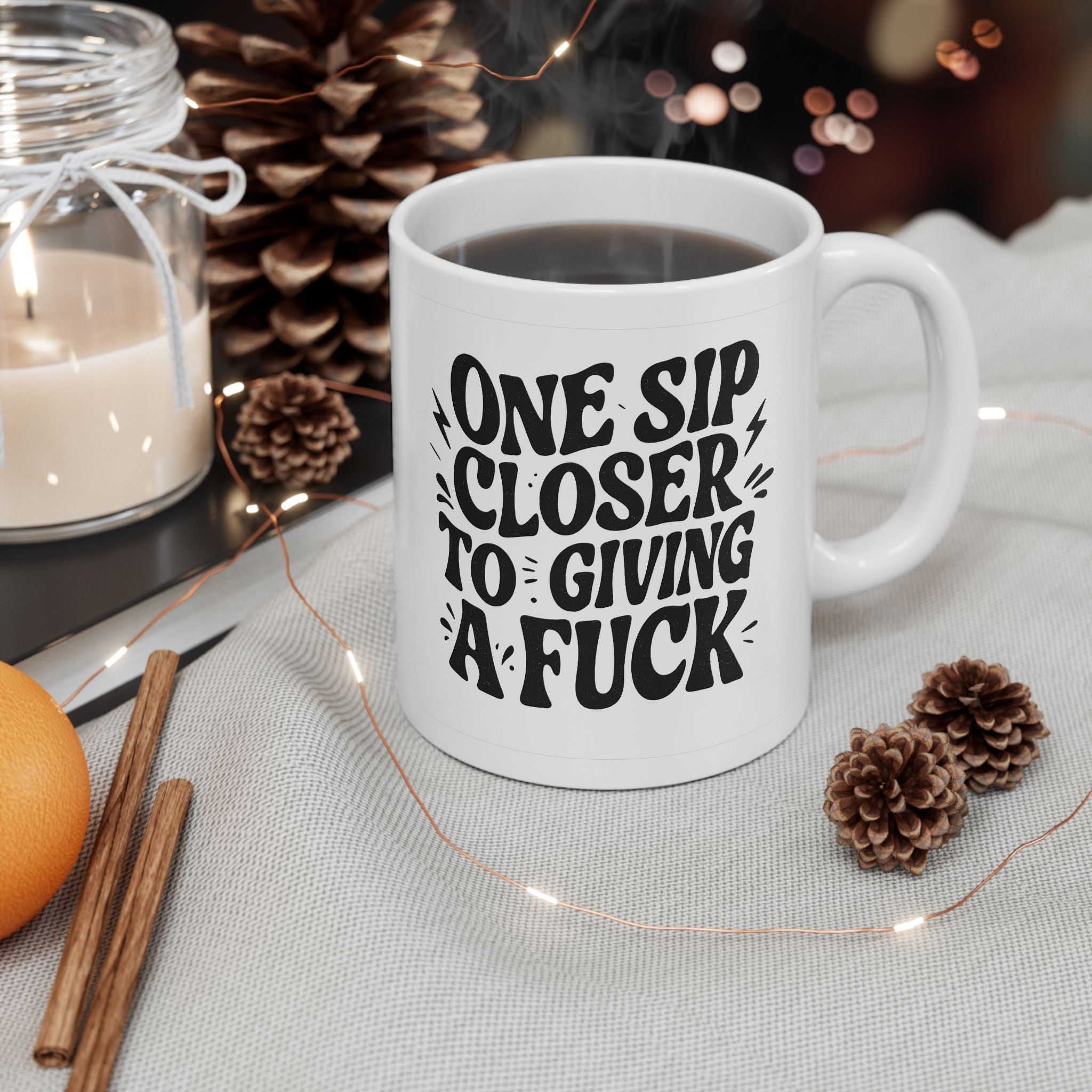 Green Ceramic Mug - Perfect Gift for Coffee Lovers, Inspirational Drinkware, Funny Mug, Unique Kitchen Decor, Tea Mug, Holiday Gift
